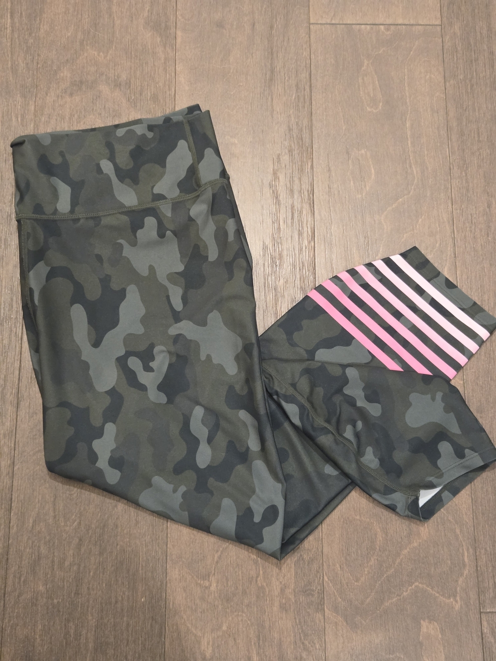 Addison Bay Green Camo Leggings - Plus Size 1X